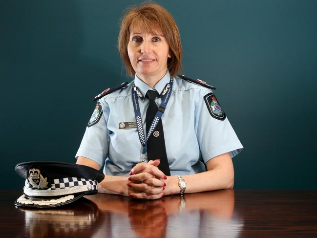 QLD Deputy Police Commissioner Tracy Linford is on episode three of Police Tape: Blue Sirens. Picture: Jono Searle.