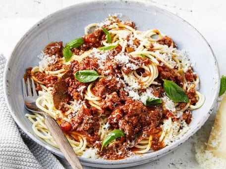 Slow cooker bolognaise. Picture: Supplied