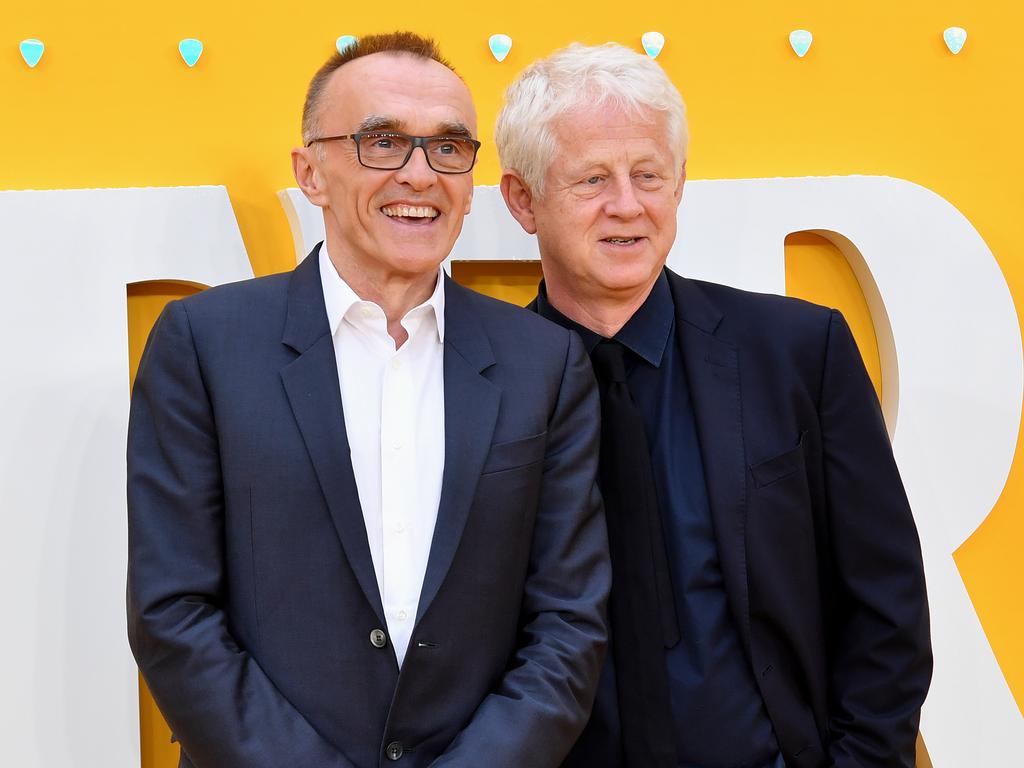 Director Danny Bole (L) and screenwriter Richard Curtis attend the UK Premiere of<i> Yesterday </i>in London in June. Picture: Gareth Cattermole/Getty Images