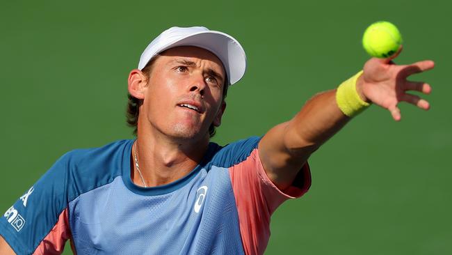 Alex de Minaur on his way to winning the Atlanta Open. Picture: Kevin C. Cox/Getty Images/AFP