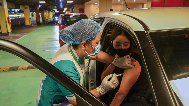 Health department chief professor Brendan Murphy says it is a good idea to mix and match vaccines. Picture: AFP