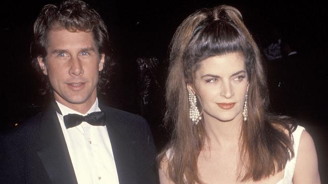 Parker Stevenson and actress Kirstie Alley. Picture: Getty Images