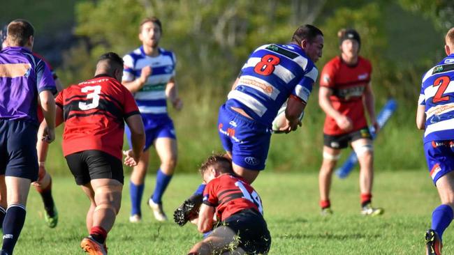 ON TRACK: Dru Baggaley has made a successful return to FNC rugby at Byron Bay this season. Picture: Vicki Kerry