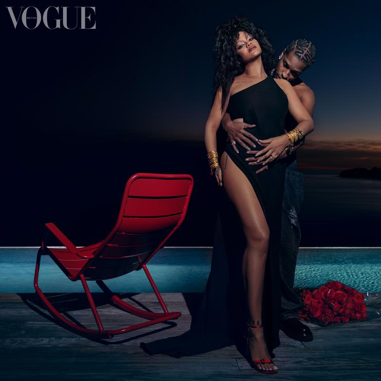 The pair are expecting their second child. Picture: Inez &amp; Vinoodh/Vogue