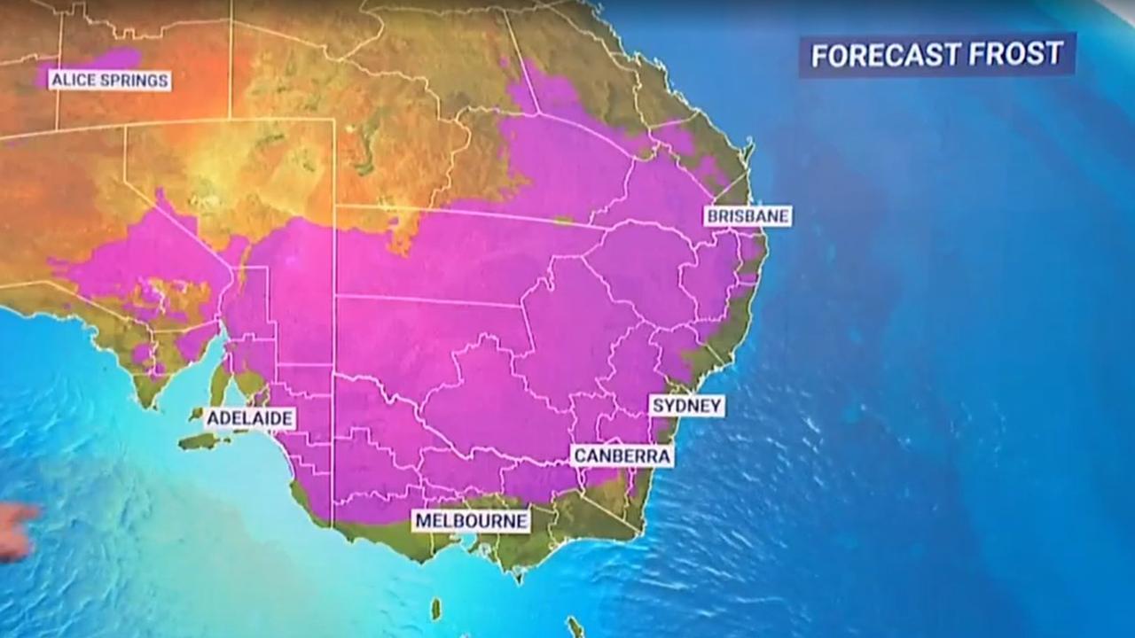 Most of the south-east is suffering through the chilly weather.