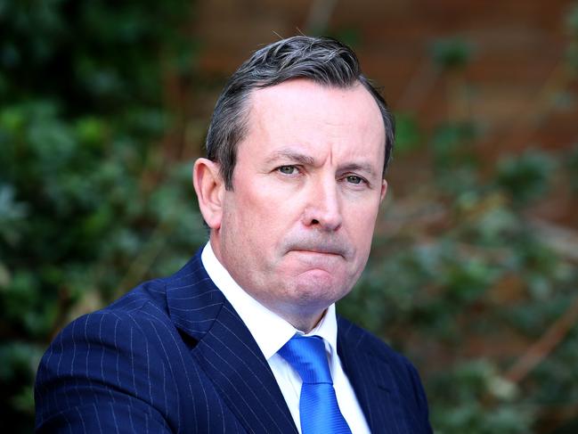 WA Premier Mark McGowan. Picture: Colin Murty/The Australian