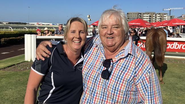 Donna Stanbridge lands her first winner in town for boss Mike Crooks at Doomben. Picture: News Corp Australia.