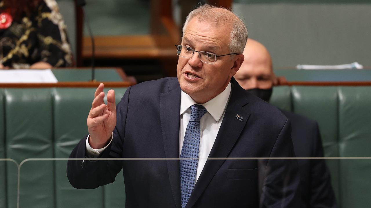 Prime Minister Scott Morrison now has bipartisan consensus to focus on the nation’s emissions reduction effort. Picture: NCA NewsWire