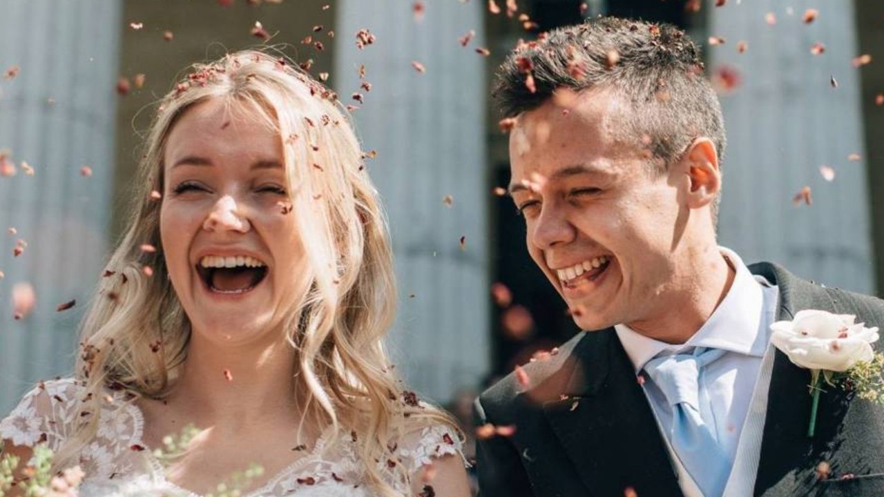 Milly and Toby Savill married in 2017. Picture: Facebook