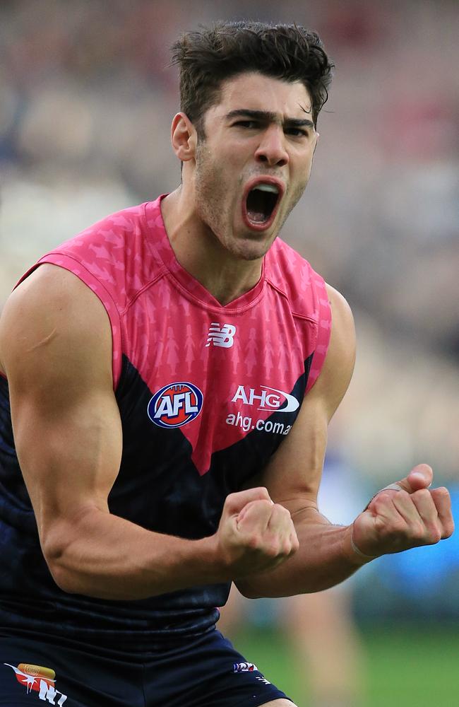 Christian Petracca in action. Picture: Wayne Ludbey