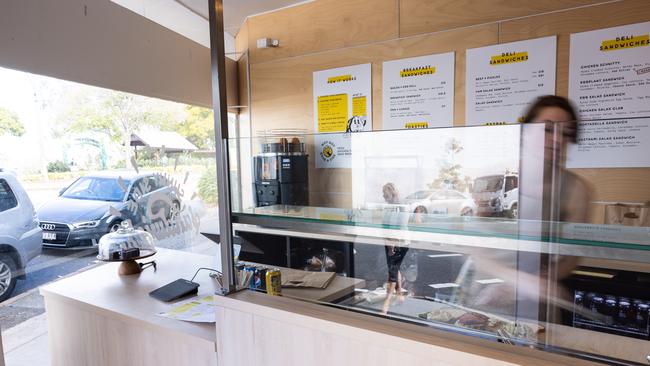 Inside Sunny Side Sandwiches, Paddington. Picture: David Kelly