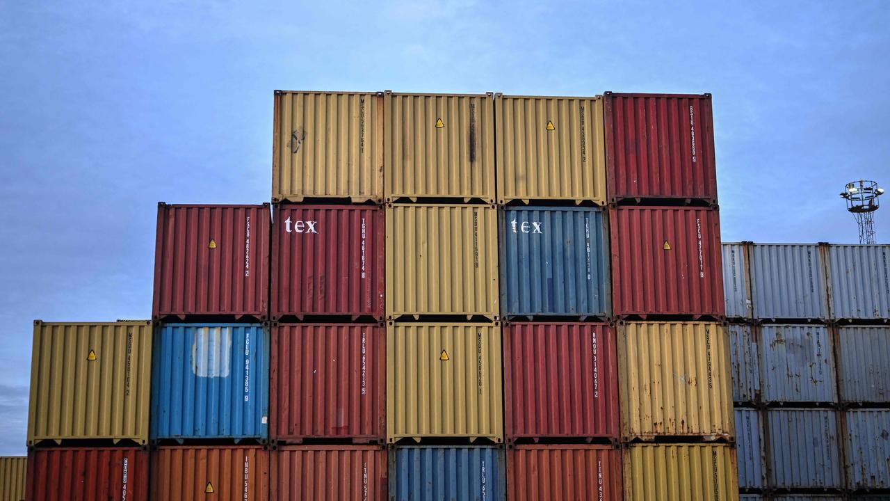 Shipping vessels running like clockwork is just one thing we take for granted since World War Two. Picture: Ben STANSALL / AFP