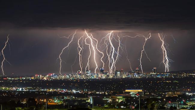 People are reminded to stay vigilant as lightning can cause bushfires. Picture: Matt Orr/Straya Photography