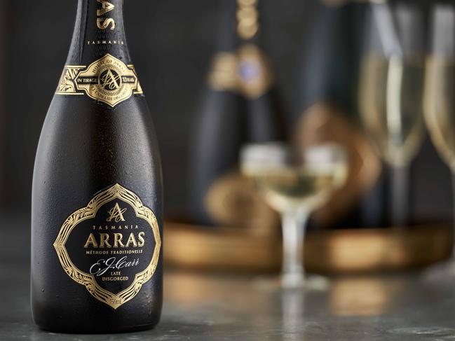 Australia's House of Arras sparkling wine triumphed at an international tasting, outscoring bubbles from a prestigious French Champagne House.Des Houghton pic for Christmas bubbles story Sunday Mail.