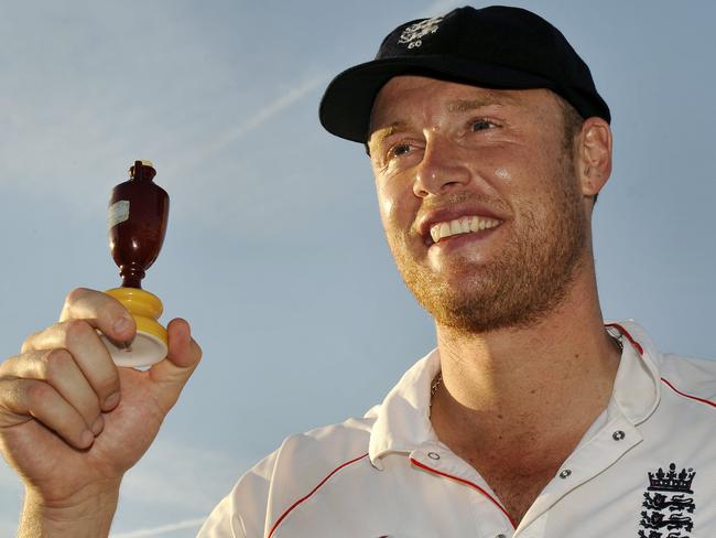 Former Ashes nemesis Andrew Flintoff.