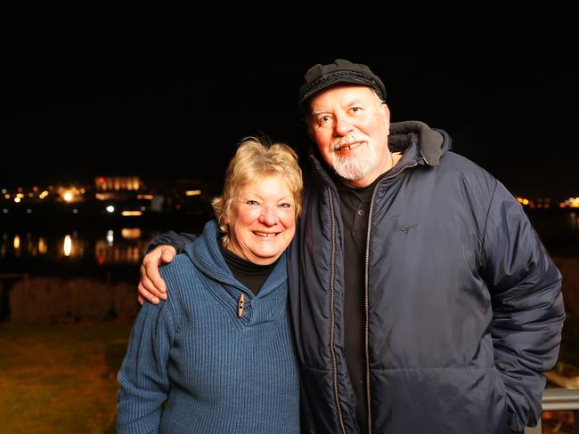 Sandra and Clive Newton who live opposite Mona in Berriedale. Picture: SAM ROSEWARNE