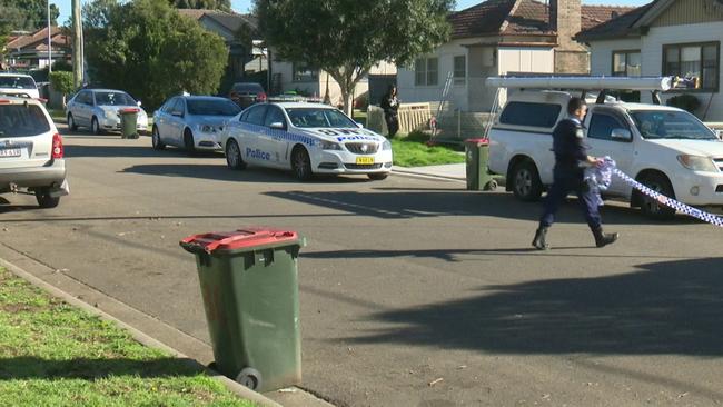 Police were called to a block of flats on Boronia St, South Granville, at 9.15am after reports a man had been injured. Picture: TNV