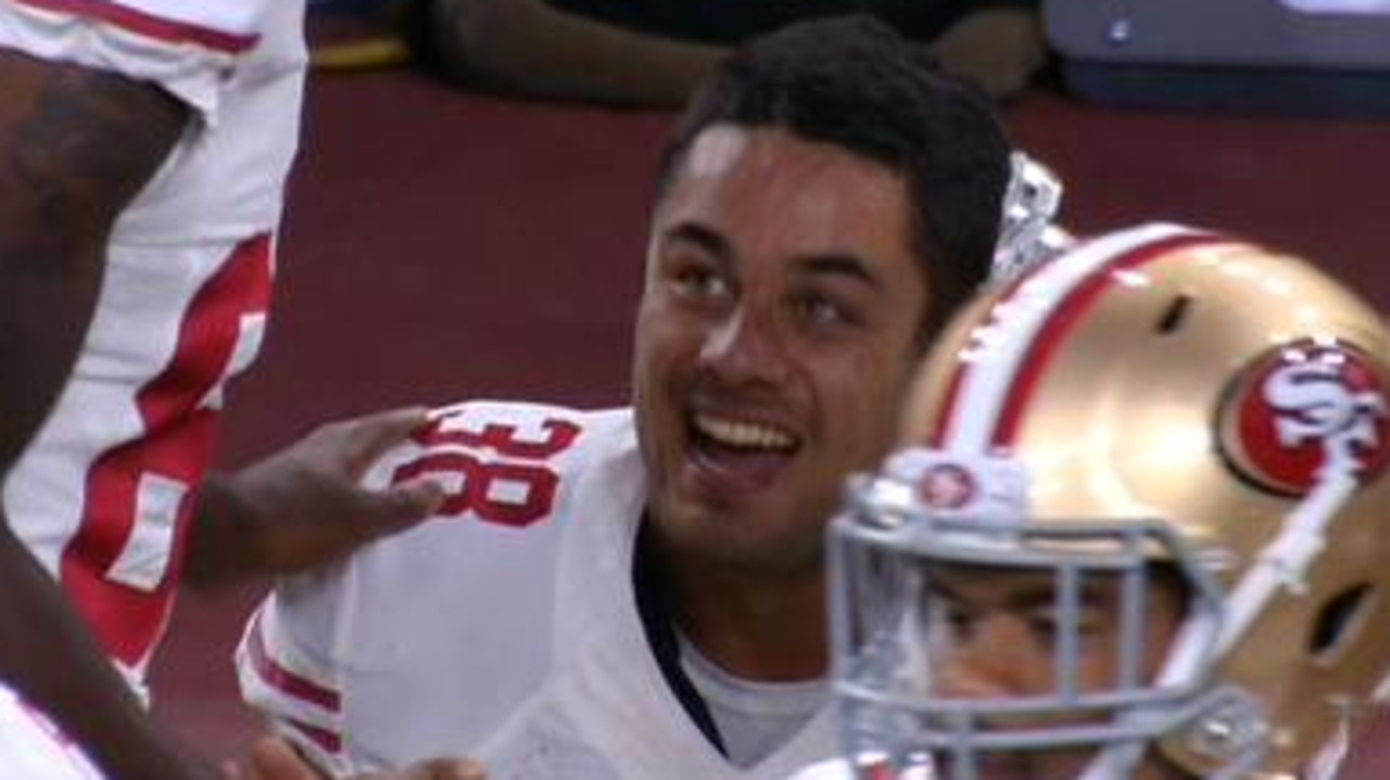 Jarryd Hayne: Social media reacts to the Hayne Plane's San Francisco 49ers  NFL debut - ABC News