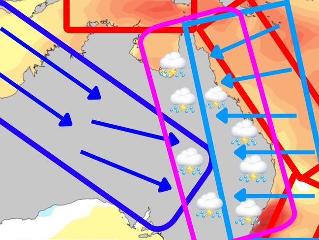 Weather chaser Dylan McKenna warned Queensland and New South Wales could be withstanding âabove-averageâ activity during the upcoming storm season. Picture: Dylan McKenna