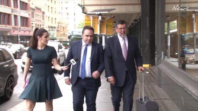 Ben McCormack arrives at a Sydney Court  