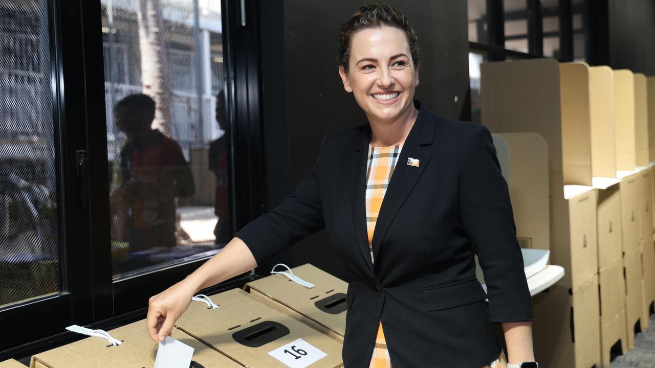 Opposition Leader Lia Finocchiaro has cast an early ballot in the 2024 NT general election.