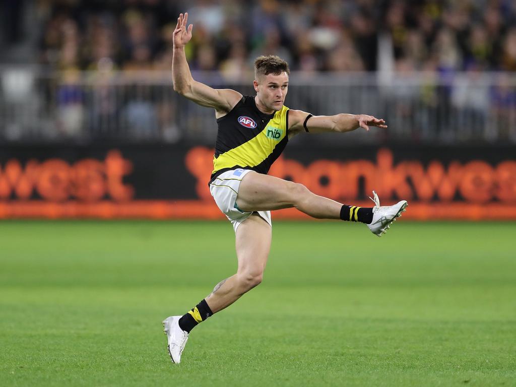 Jayden Short took to the midfield like a duck to water. Picture: AFL Photos/Getty Images