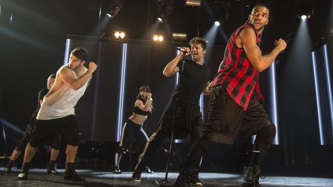 EMBARGOED FOR APRIL 19: Exclusive behind the scenes/slash rehearsal shots of Ricky Martin's One World tour. Picture MUST CREDIT: Chino Lemus