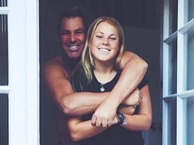 Brooke and Shane Warne