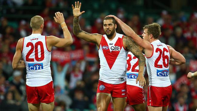 Lance Franklin was thought to be going to GWS but chose Sydney.