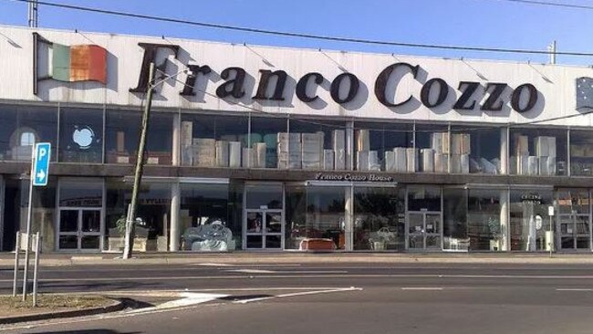 The Franco Cozzo store in Footscray is for sale at the right price.