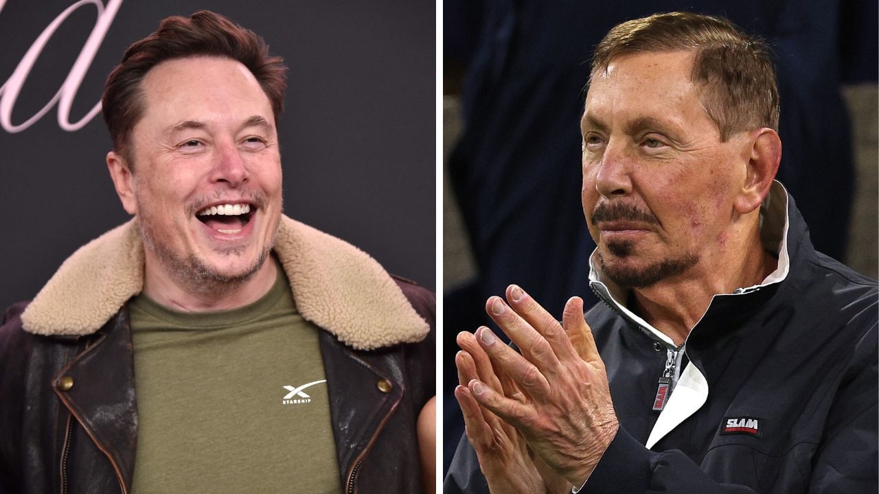 Elon Musk’s alleged drug use led billionaire pal Larry Ellison to invite the Tesla CEO to his Hawaii home to dry out. Picture: Supplied