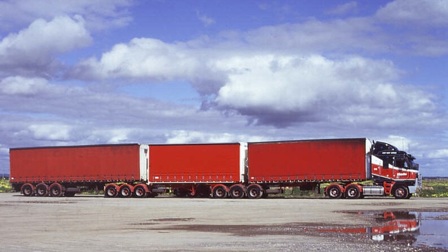 A B-triple truck. Picture: File 