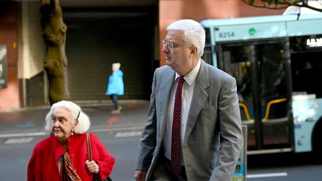 Frank Zumbo pictured with his barrister Carolyn Davenport. Picture: NCA NewsWire / Jeremy Piper