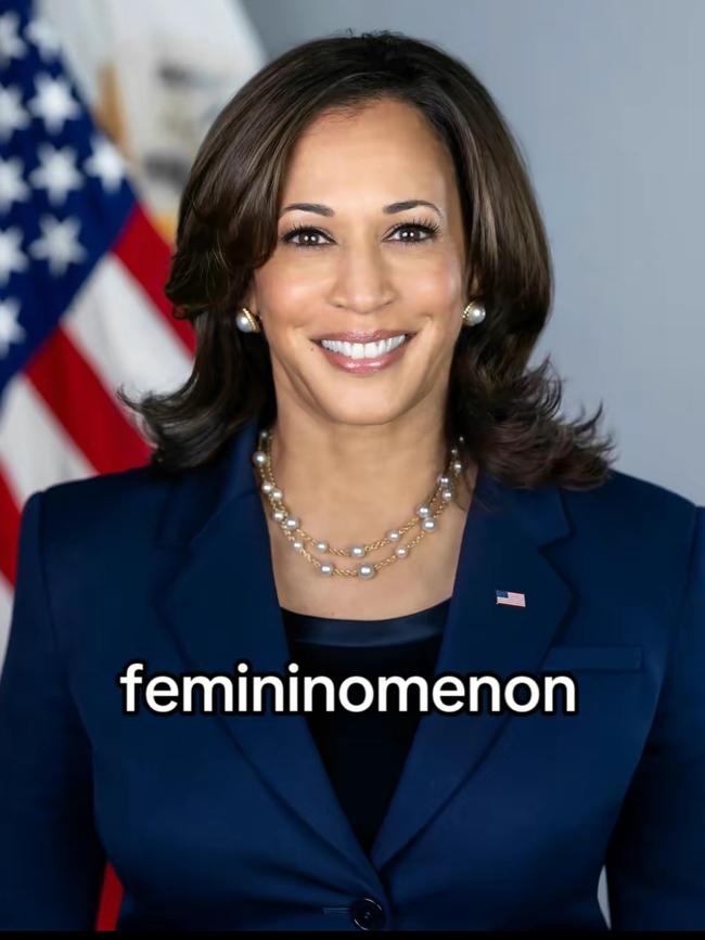 Chappell Roan’s song Femininomenon has been linked to Ms Harris’ bid for president. Picture: TikTok / @kamalahq