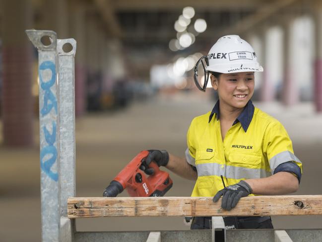 Pictured Emma Tran  who is an Apprentice at Multiplex. According to Liverpool student Emma Tran, taking part in Jump Start has changed her perception of trade industries and inspired her to pursue site supervision as a long-term career goal., , “Before I finished high school, I never thought I would be working for Multiplex,” said Emma, now a first-year apprentice at Multiplex, working on the Western Sydney International Airport (Nancy-Bird Walton) project., , “At first, I wanted to continue working in hospitality, as I had done for five years. But once I joined the Jump Start program, my perspective changed, and that’s when I applied for my apprenticeship with Multiplex. It was the best decision I’ve made.”, , In her final year of high school, Emma completed work experience with Multiplex on the Western Sydney International Airport project, before securing an apprenticeship with the company and enrolling with the Master Builder’s Association at TAFE. Being part of the Jump Start program not only gave Emma a window into the industry, but also showed her the value of working onsite in a close-knit team., , “When I did work experience with Multiplex I was shown all facets of the construction site, and I saw how the Multiplex team interacted with one another,” said Emma., , “That was the moment I knew that the construction industry is where I saw my future and that this is the team I wanted to be a part of.”, , While Emma initially looked to a career in carpentry during her early days in the Jump Start program, her long-term goal is to become a site supervisor, which she hopes will give her a platform to inspire other young women her age, and to give other girls the experiences that she was given onsite., , “I am passionate about inspiring and motivating young women to pursue careers in the construction industry. I love being a leader and teaching others – I hope to be in a position which allows me to do that,” she said., , Emma also credits her family for encouraging her to pursue a career that many young women wouldn’t have considered., , “My cultural background is Vietnamese and I come from a family of six. We were very family oriented and I was supported in every choice I made in life. My family shaped me to follow paths which I felt comfortable and happy with, and I wasn’t limited to any boundaries. My parents always pushed me to be the best person I could be,” said Emma., , “The advice that I would give to other women in pursuing a trade skills pathway is that if it interests you, you should go for it. I believe that giving something new a try could change your life in the best way possible.”