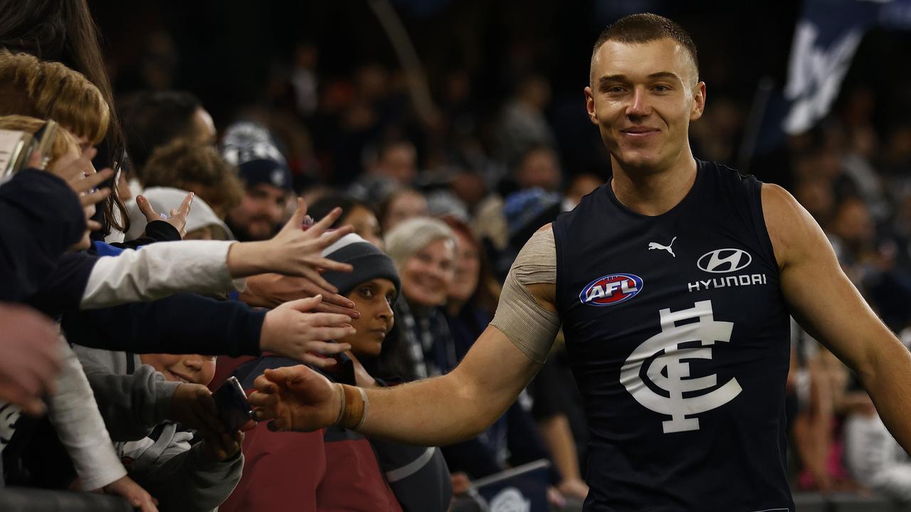 Patrick Cripps and his teammates have won six games to blast out of the blocks this season.