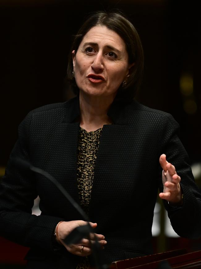 NSW Premier Gladys Berejiklian. Picture: AAP