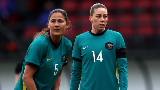 The Matildas have a tough draw at the Tokyo Olympics. Picture: Dean Mouhtaropoulos/Getty Images