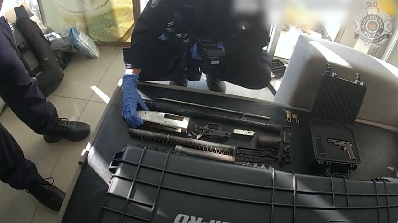 A 24-year-old man and 19-year-old girl, both of Mackay, are facing a combined 27 drugs and weapons offences as part of Operation Kelly. Picture: QPS