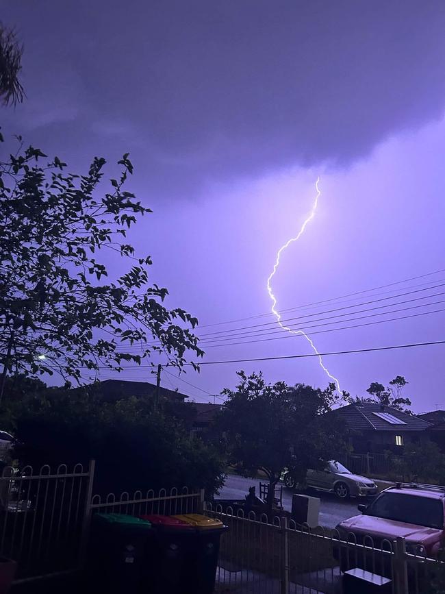 Sydneysiders snapped spectacular photos of the storm. Picture: Facebook