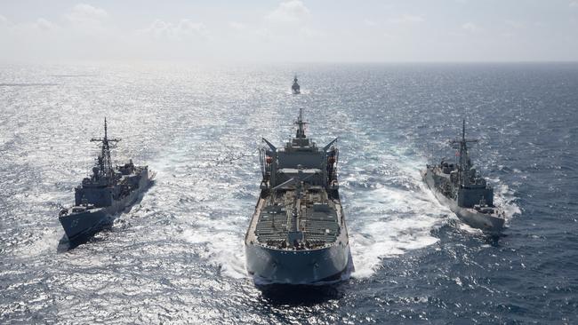 Six Navy ships will  conduct a series of military exercises in the Indo-Pacific region.