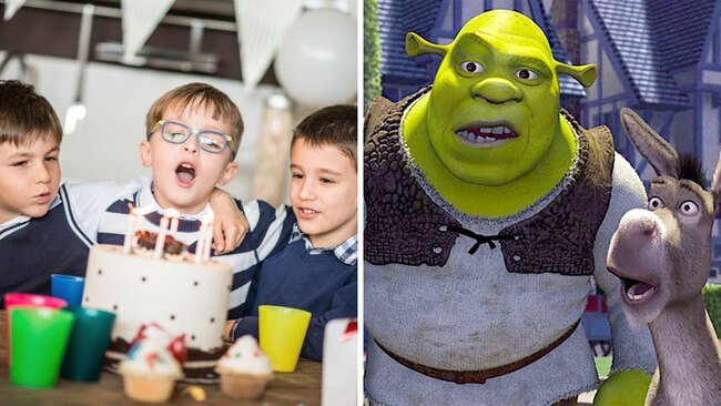 Jake desperately wants a Shrek-themed party for this birthday. Picture iStock,  Dreamworks