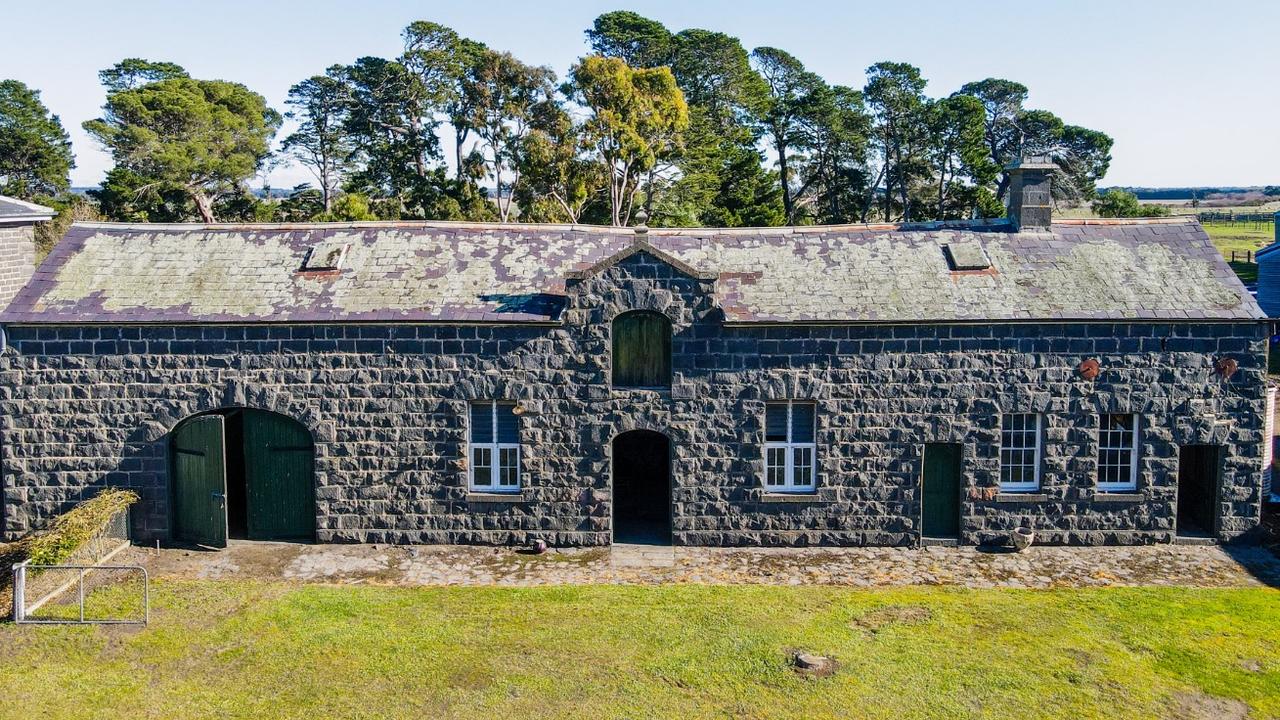 The Ingleby Homestead property includes historic outbuildings.