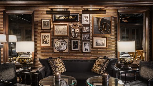 Bamboo Bar at the Mandarin Oriental Hotel, Bangkok.