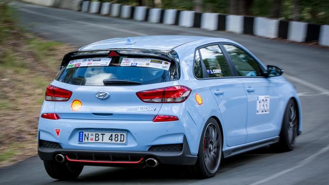 Feel like a hero: The hatch has boy-racer cred yet can be driven mildly