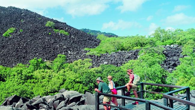 Each year visitors flock to take in the sights at Black Mountain near Cooktown.