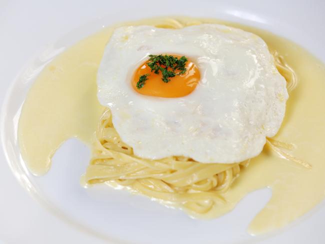 Armando Percuoco's famous Truffle Egg Pasta Dish.Picture: Christian Gilles