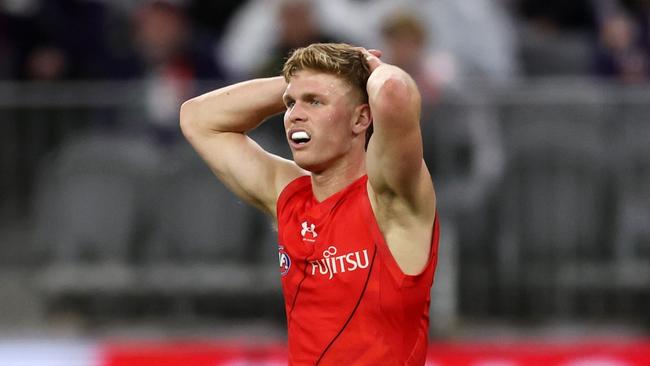 The Bombers became the eighth side this year to lose in the round immediately aftre their bye. Picture: Will Russell/AFL Photos via Getty Images