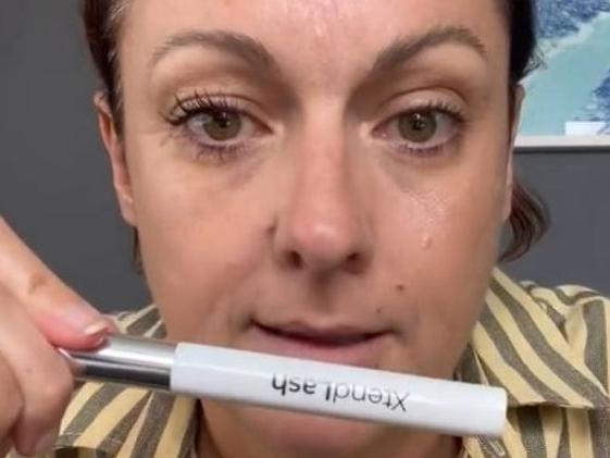 Celeste Barber says this mascara is "the tits". Picture: TikTok/@mcobeauty.