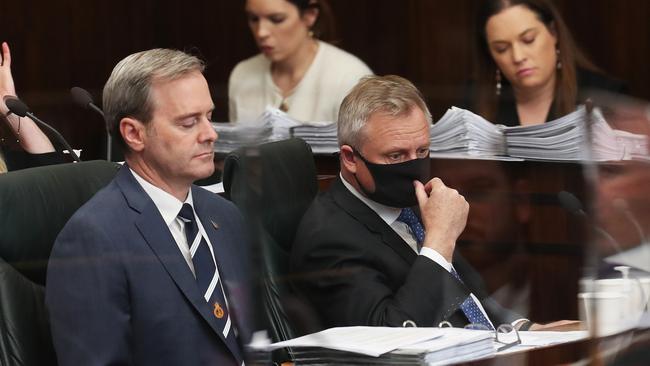 Deputy Premier Michael Ferguson with Premier Jeremy Rockliff. Picture: Nikki Davis-Jones